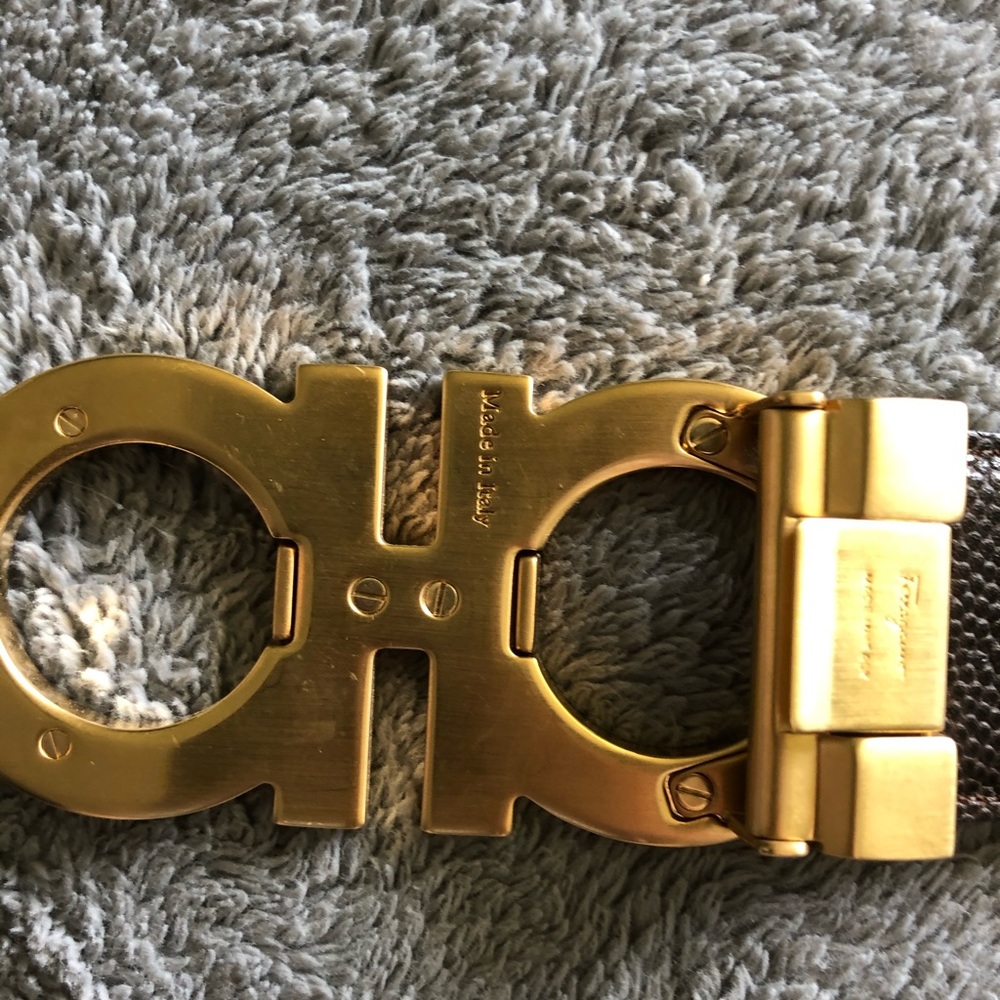 Ferragamo reversible belt black/brown - Picture 5 of 7